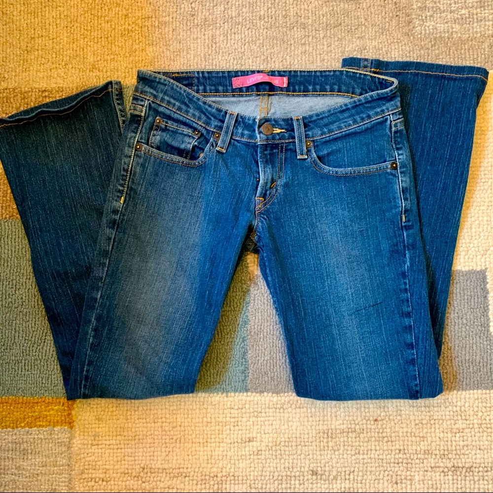 Levi's Classic Cotton Low Rise Boot Cut Jeans 3
